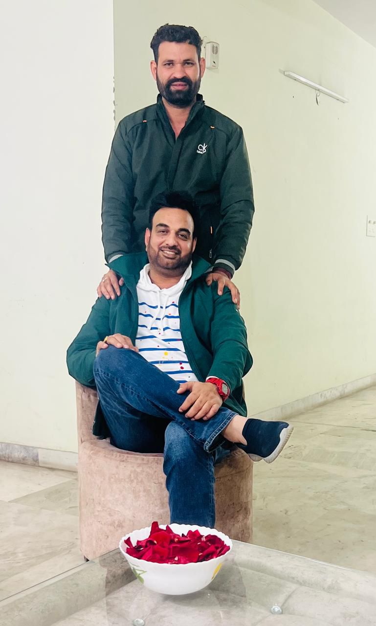 Babbu Brar behind the scenes